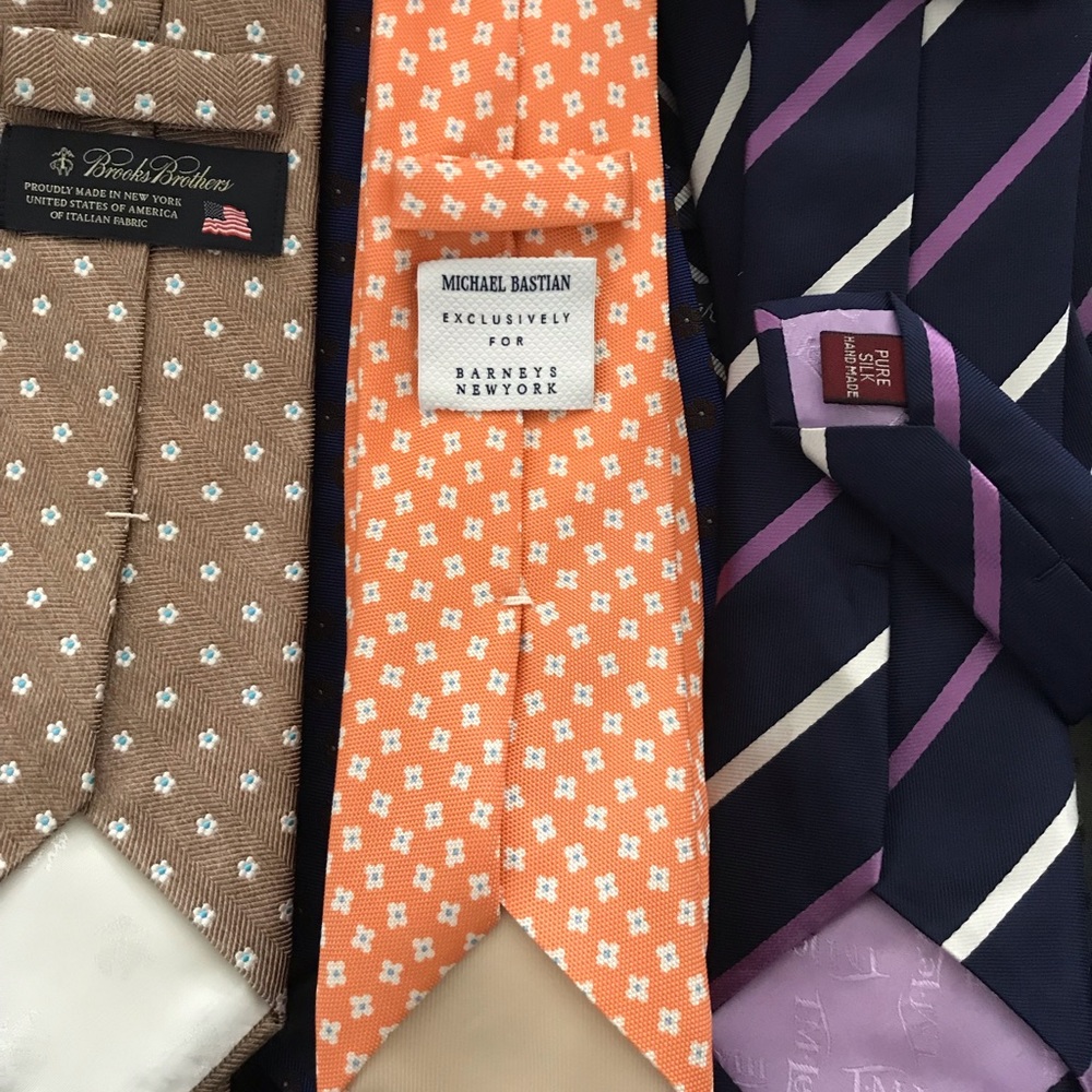 ties -ferragamo, Brooks brothers, suitsupply, more
